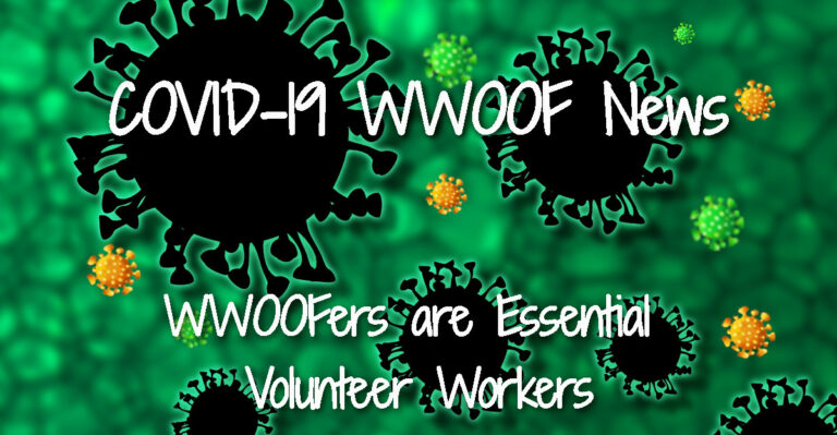 COVID News for WWOOF