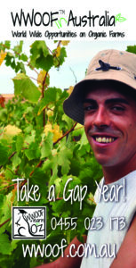 WWOOF Gap year flyer