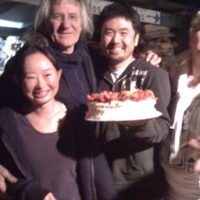 Oshi’s birthday celebrations during a Kiln firing.