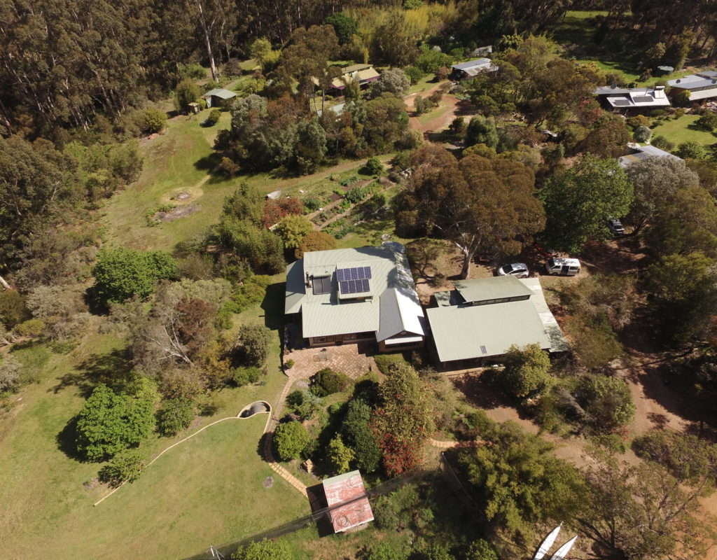 Our house from the air
